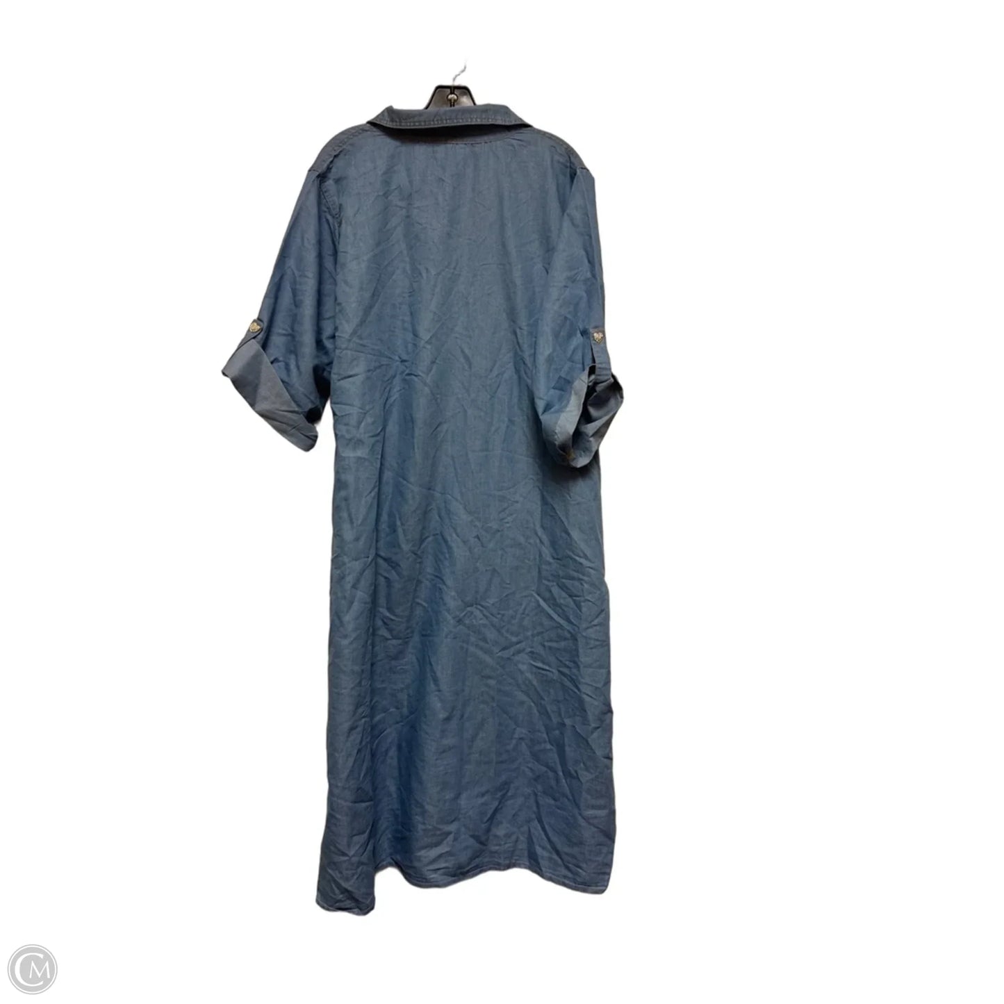 Dress Casual Maxi By Clothes Mentor In Blue, Size: 2x