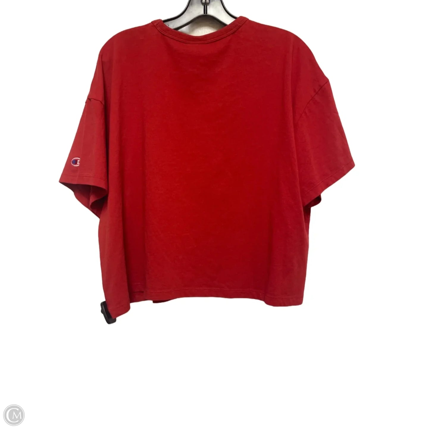 Top Short Sleeve Basic By Champion In Red, Size: Xl