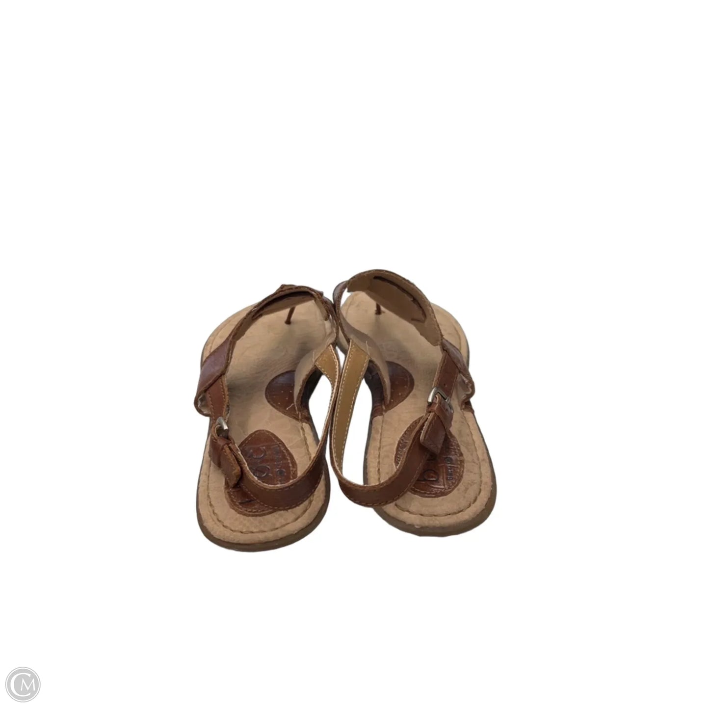 Sandals Flats By Boc In Brown & Tan, Size: 9