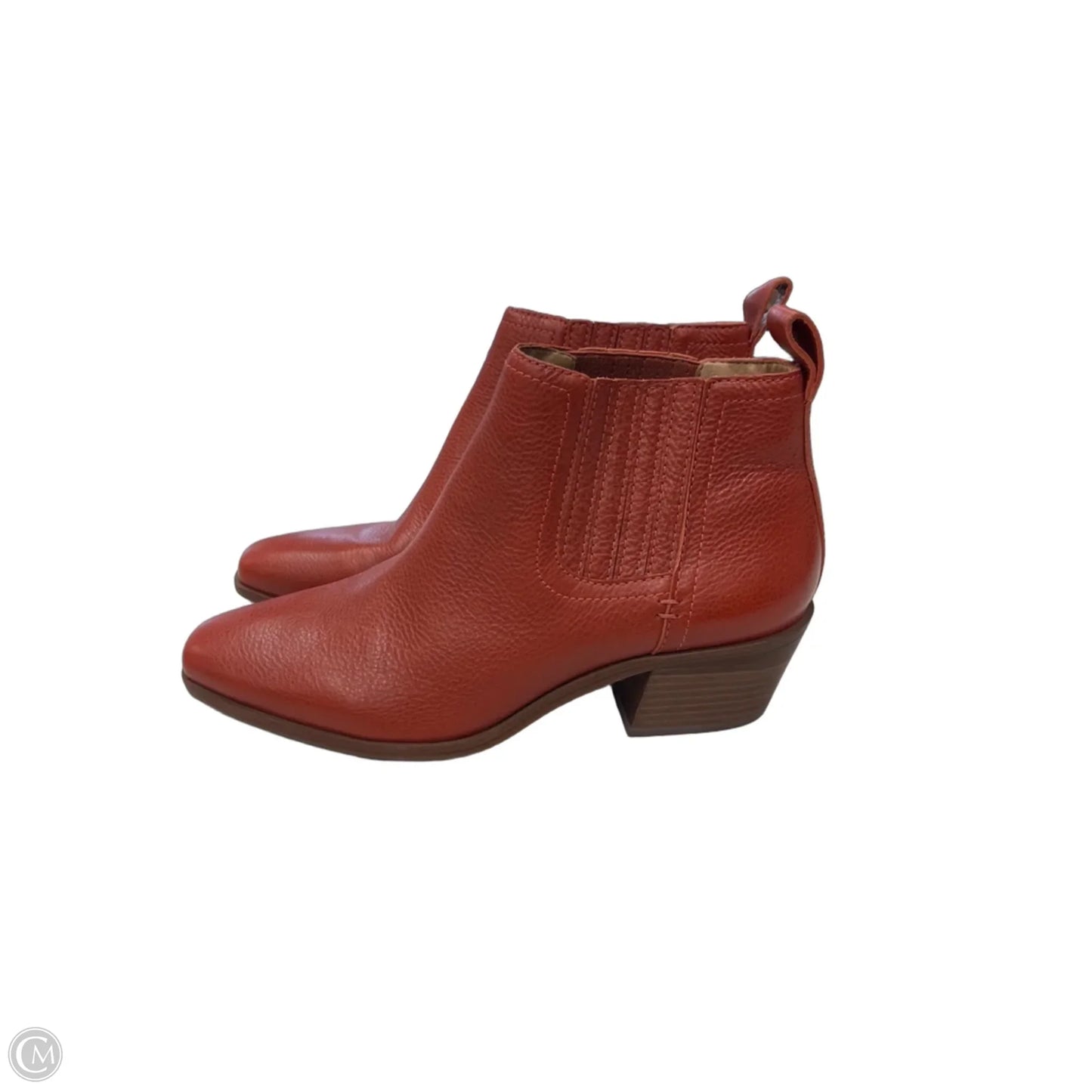 Boots Ankle Heels By Lucky Brand In Brown, Size: 9