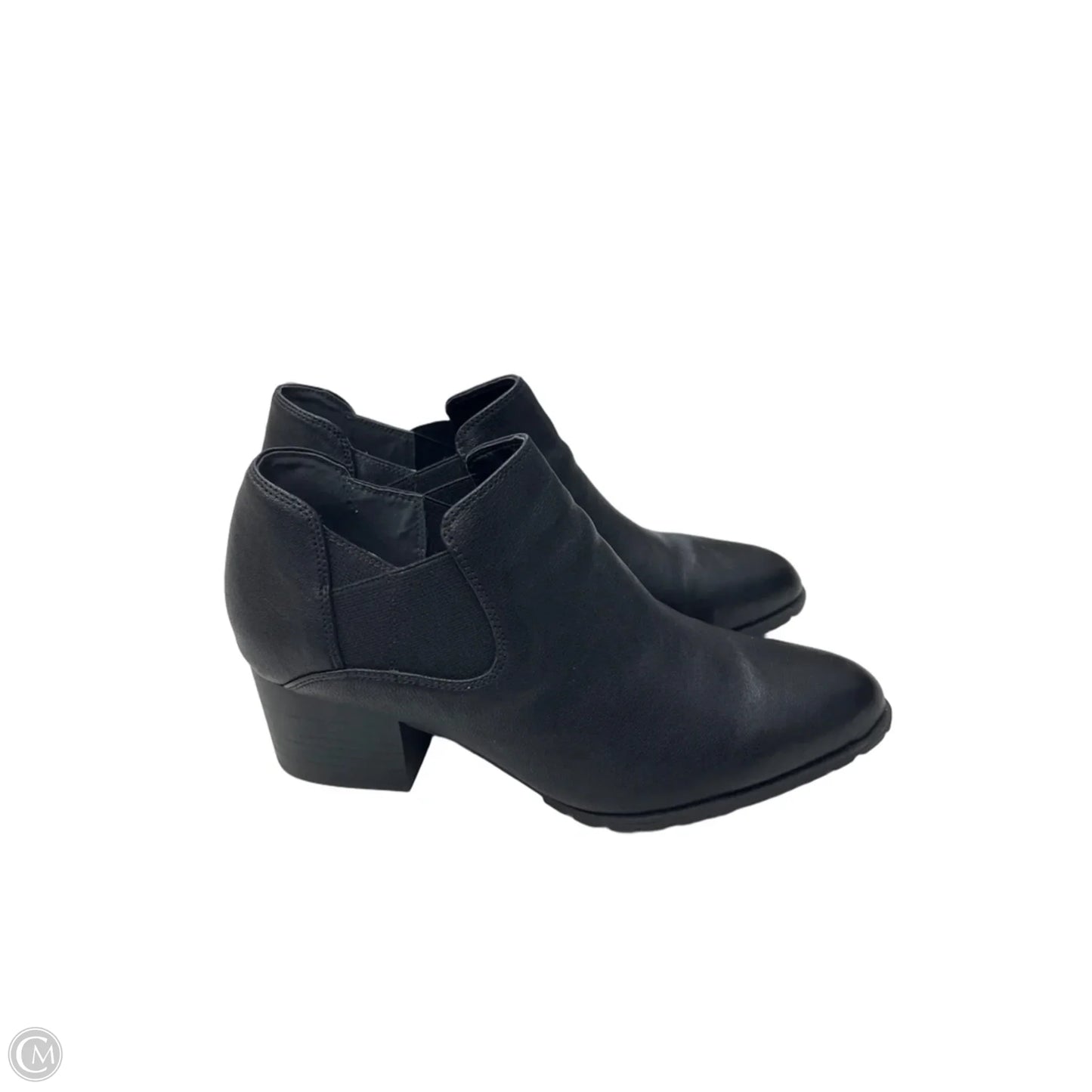 Boots Ankle Heels By Vionic In Black, Size: 7.5