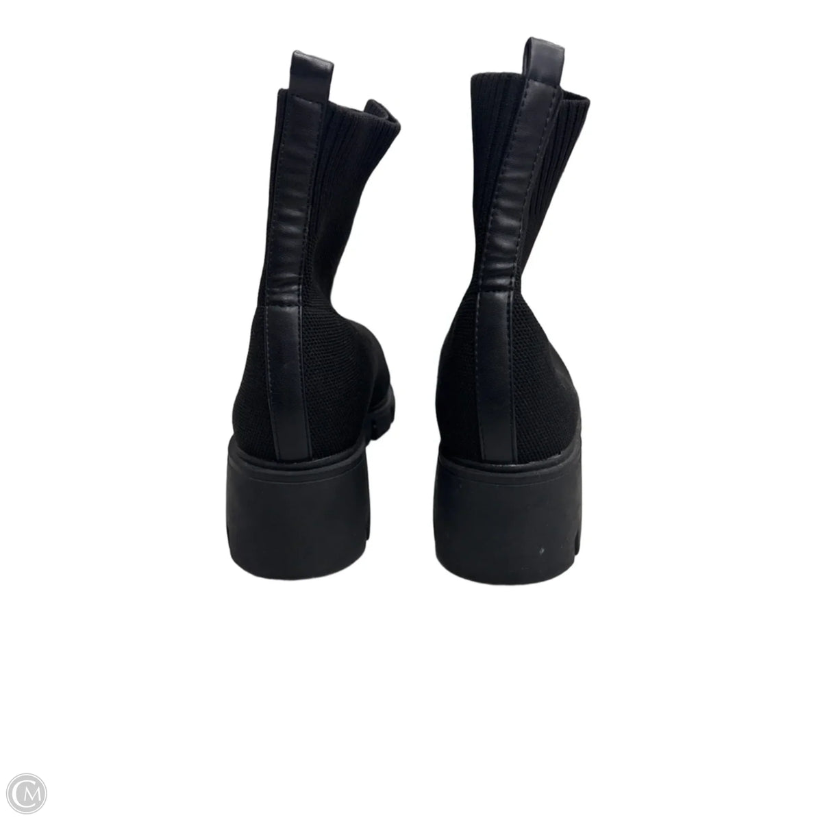Boots Ankle Heels By Forever 21 In Black, Size: 9