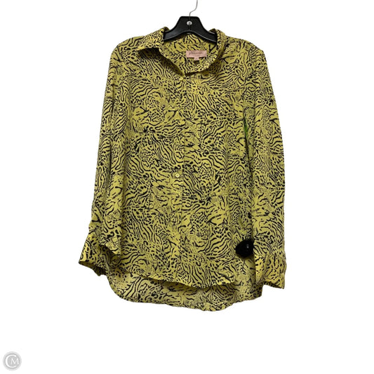 Top Long Sleeve Basic By Philosophy In Animal Print, Size: S