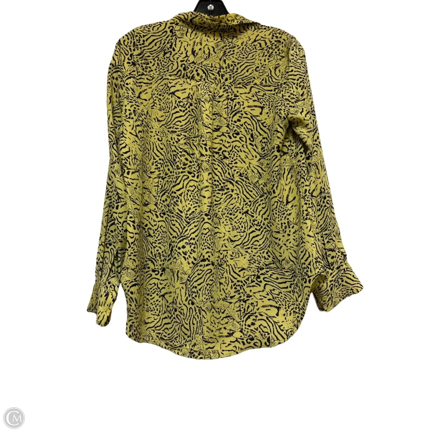 Top Long Sleeve Basic By Philosophy In Animal Print, Size: S