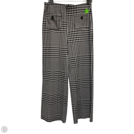 Pants Wide Leg By H&m In Black & Grey, Size: M