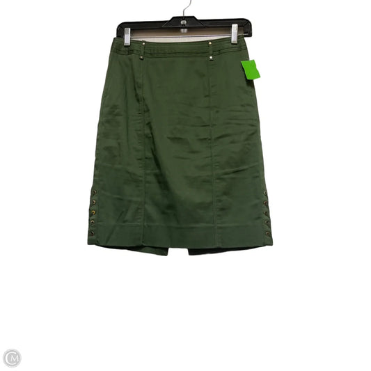 Skirt Midi By White House Black Market In Green, Size: 0