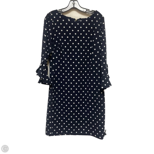 Dress Designer By Karl Lagerfeld In Polkadot Pattern, Size: M