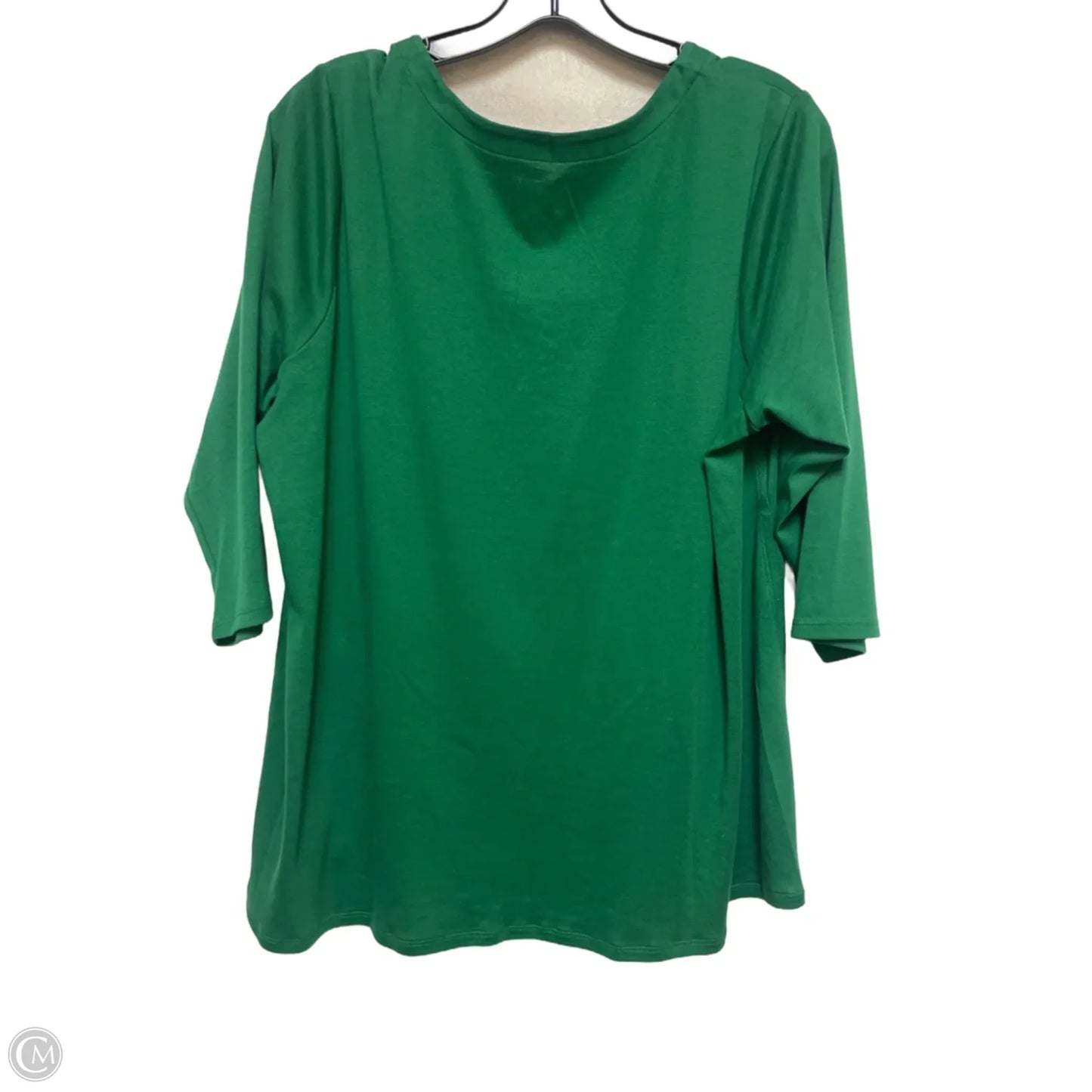 Top Long Sleeve Basic By J. Jill In Green, Size: Xl