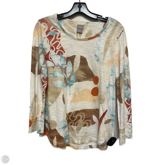 Top Long Sleeve Basic By Chicos In Tan, Size: Xs