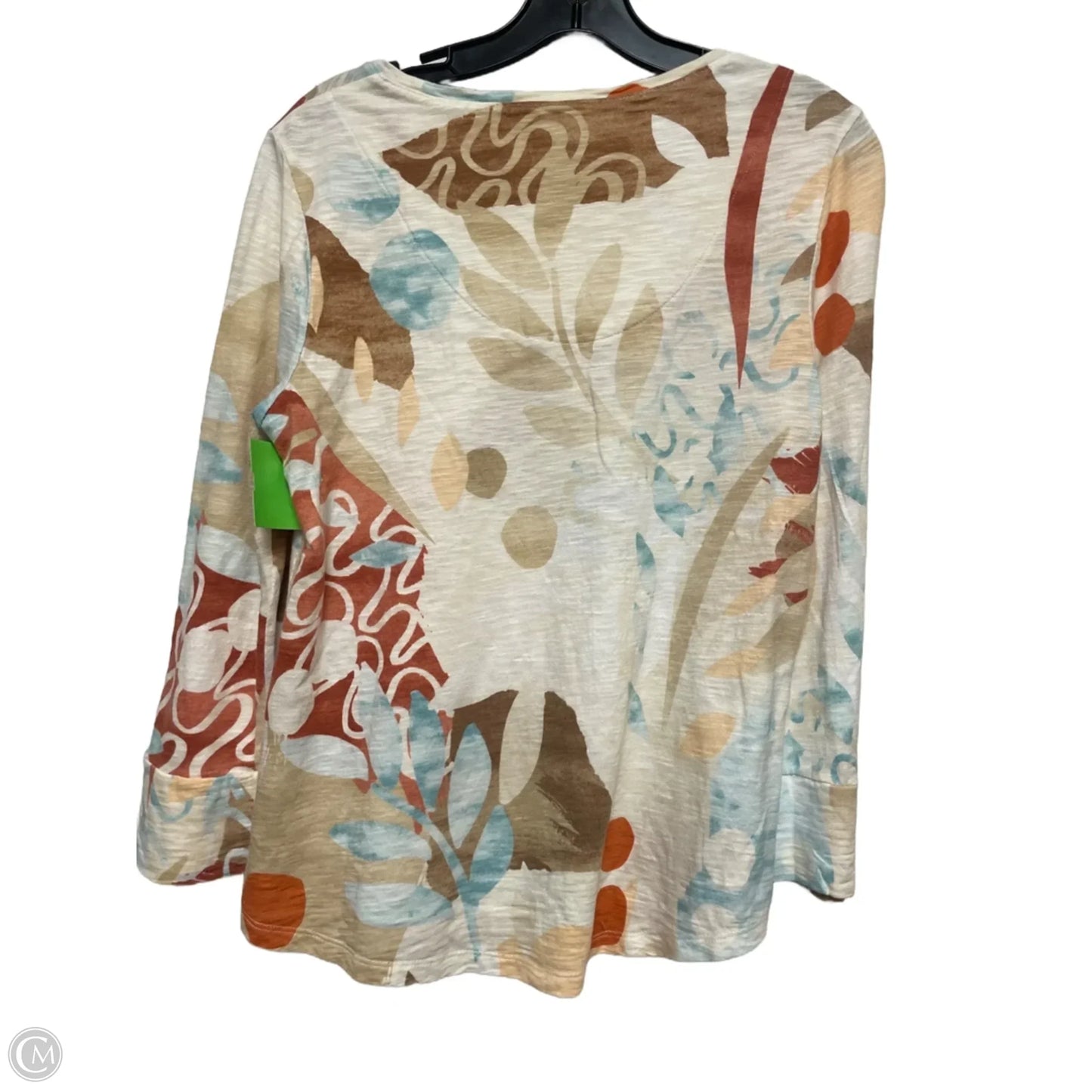 Top Long Sleeve Basic By Chicos In Tan, Size: Xs