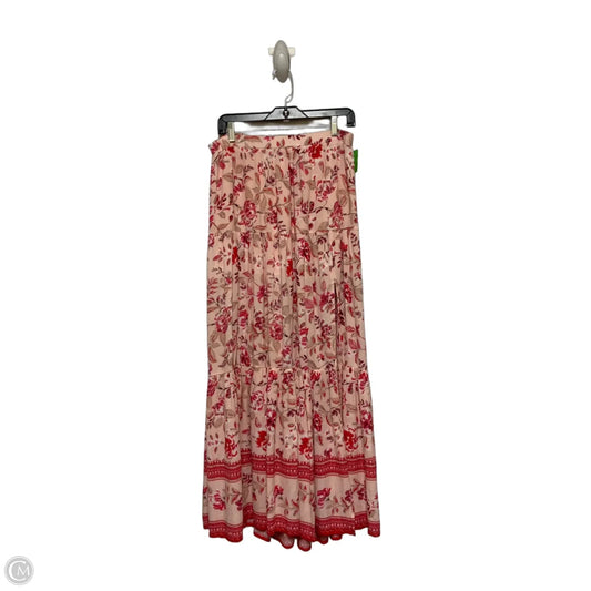 Skirt Maxi By Blue Rain In Floral Print, Size: 12
