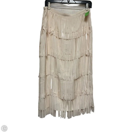 Skirt Midi By Loft In Tan, Size: 6