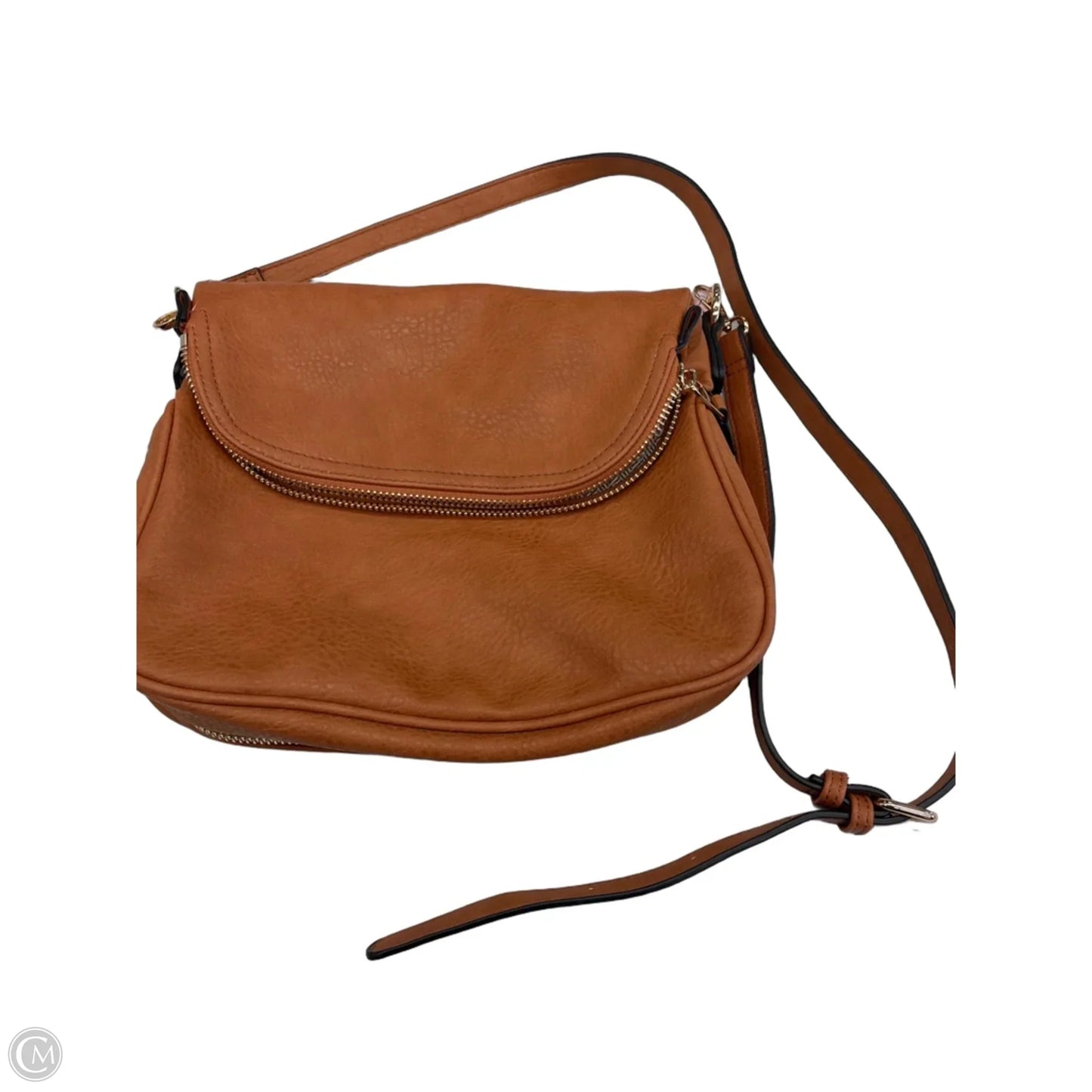Crossbody Leather By Clothes Mentor, Size: Medium