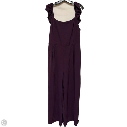 Jumpsuit By Bcbg In Purple, Size: L