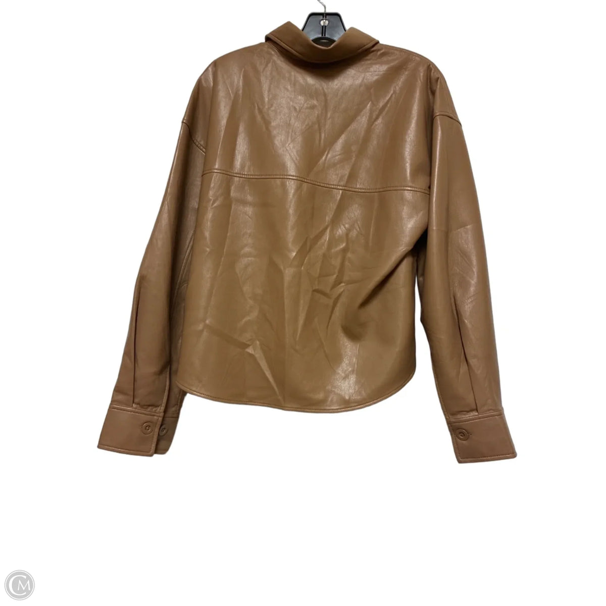 Jacket Leather By Babaton In Brown, Size: S