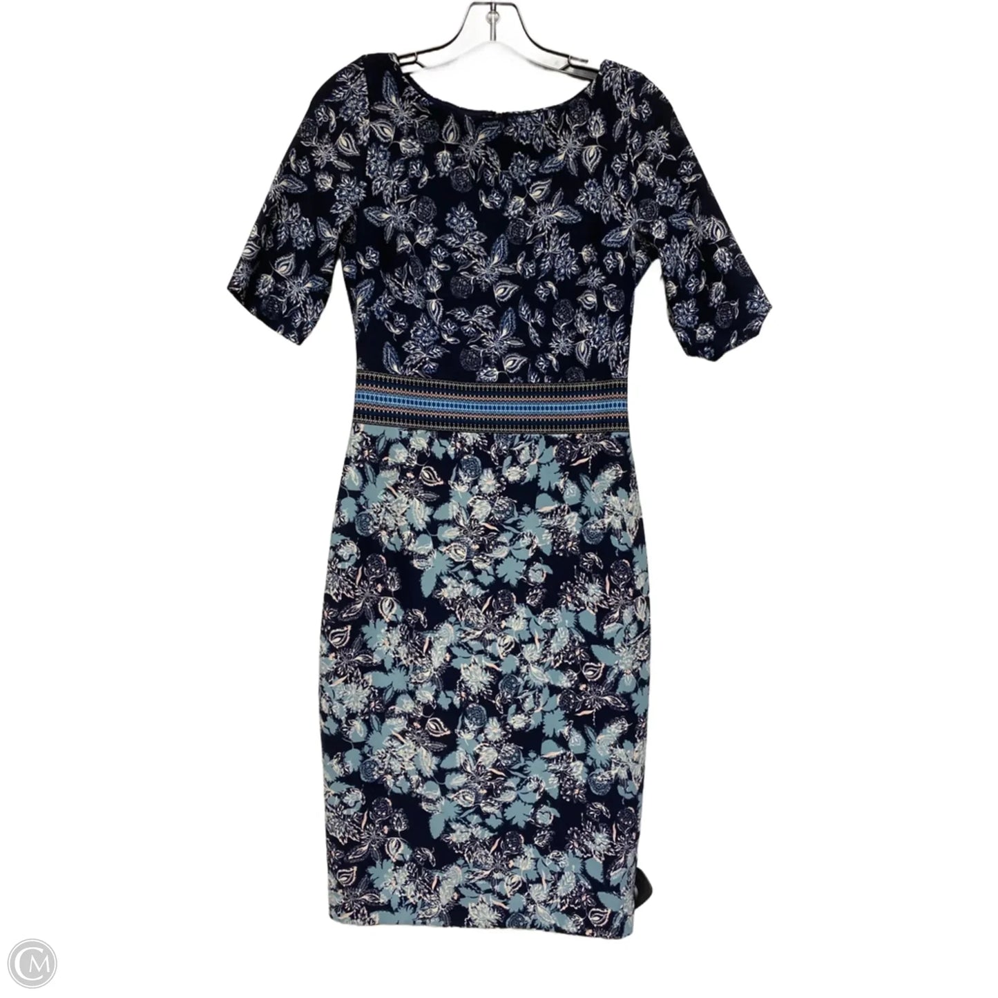 Dress Casual Midi By Vince Camuto In Blue, Size: 2