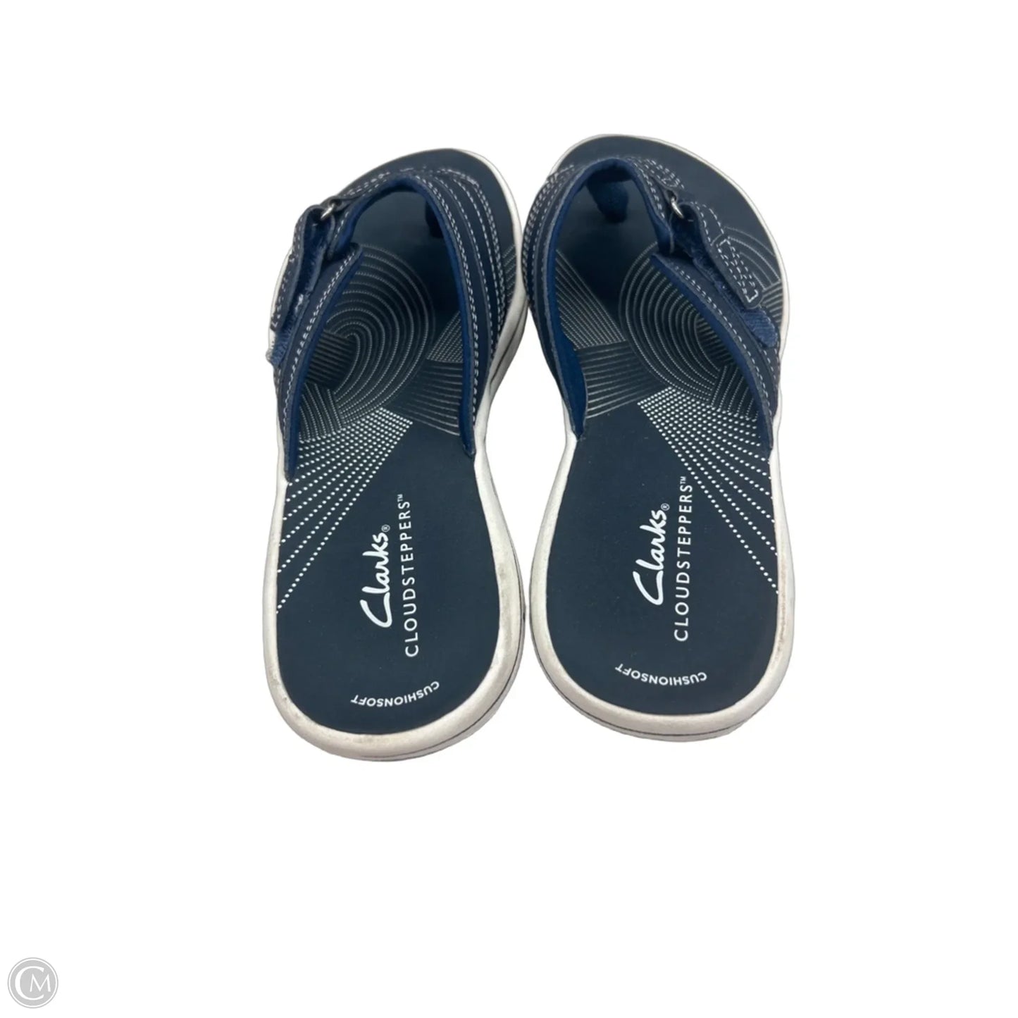 Sandals Flats By Clarks In Blue, Size: 7