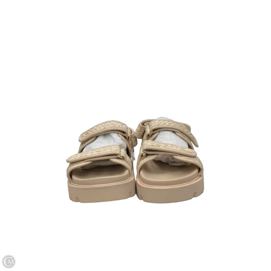 Sandals Flats By H&m In Cream, Size: 8.5