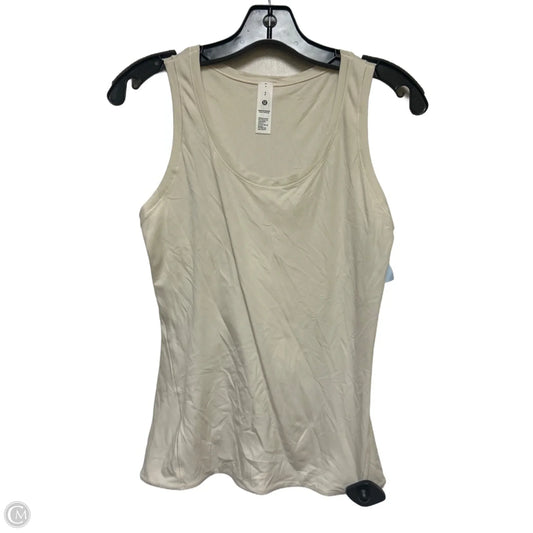 Athletic Tank Top By Lululemon In Cream, Size: S