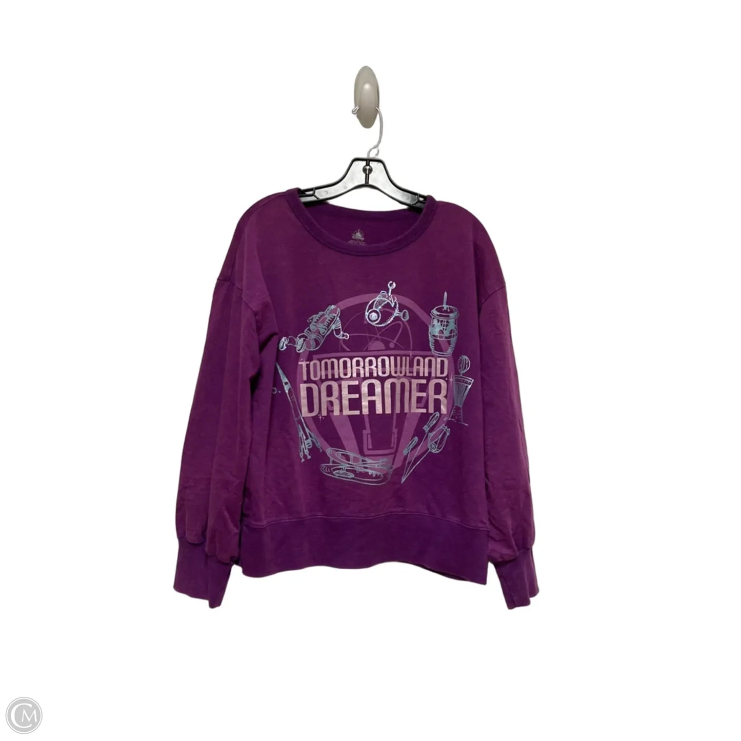 Top Long Sleeve By Disney Store In Purple, Size: L