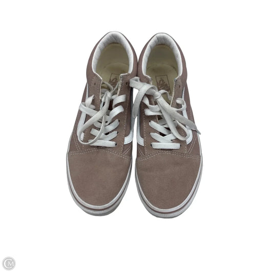 Shoes Sneakers By Vans In Pink, Size: 6.5