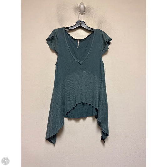 Top Short Sleeve By Free People In Blue, Size: S