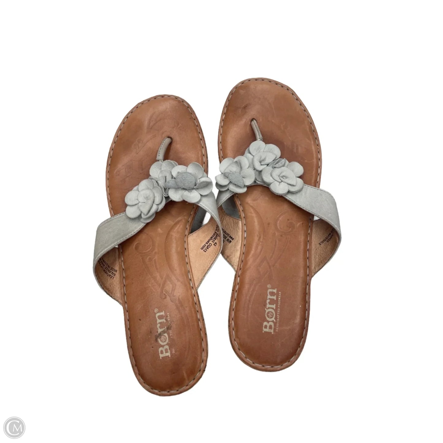 Sandals Flats By Born In Brown & Green, Size: 10