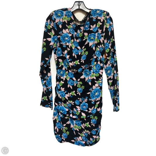 Dress Casual Short By Zara In Floral Print, Size: L