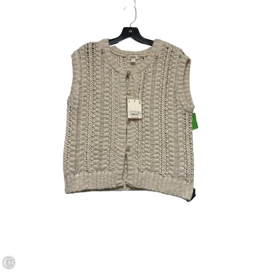 Sweater Cardigan By Ana In Cream, Size: S