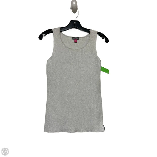 Top Sleeveless By Vince Camuto In Silver, Size: Xs