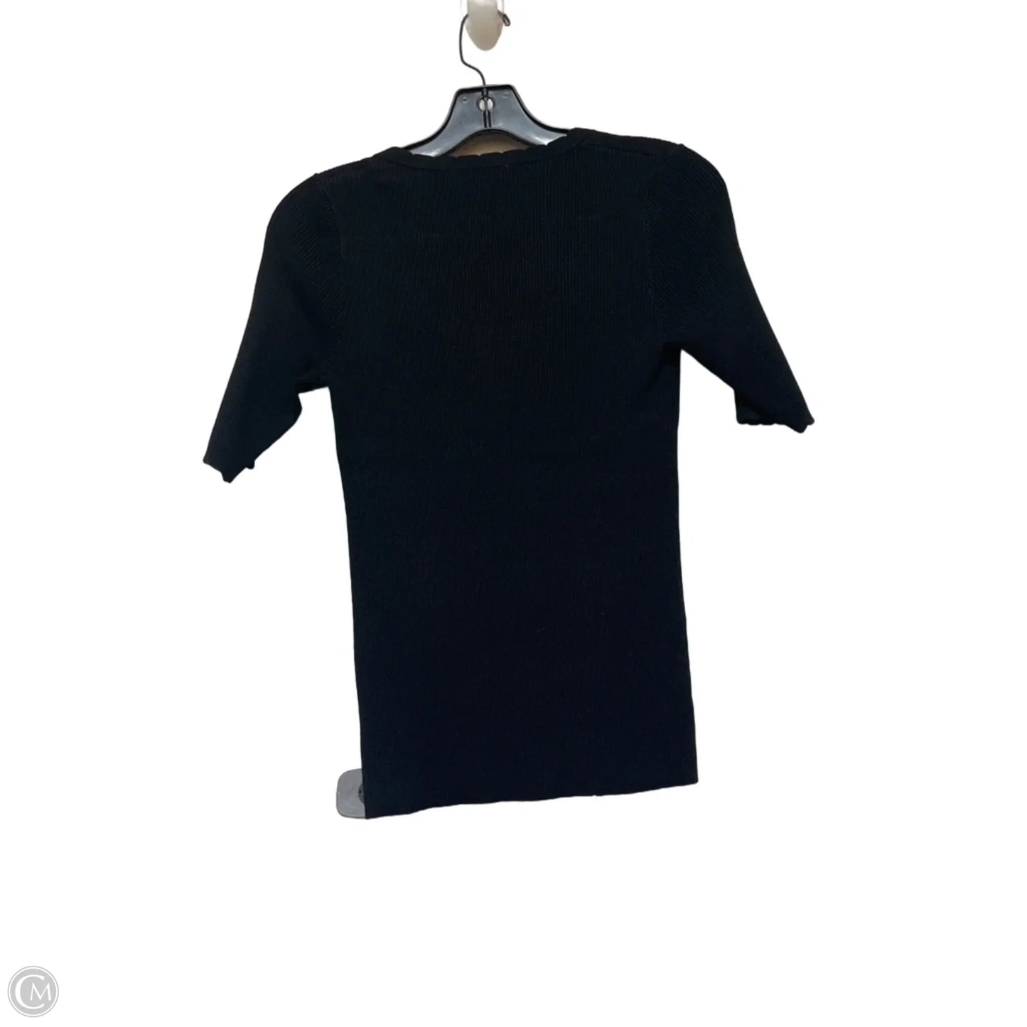 Top Short Sleeve By Elie Tahari In Black, Size: S