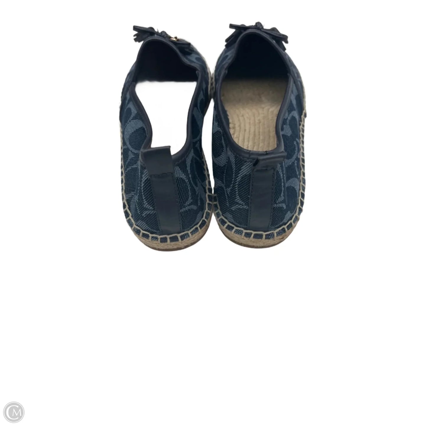 Shoes Designer By Coach In Blue & Brown, Size: 11