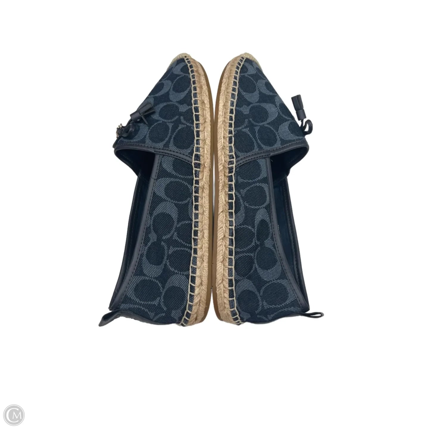 Shoes Designer By Coach In Blue & Brown, Size: 11