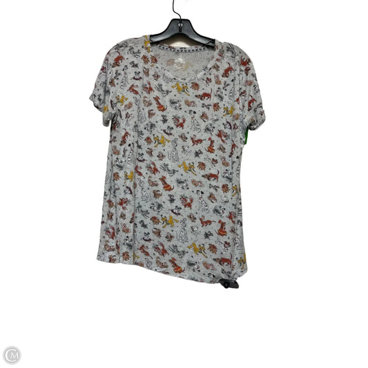 Top Short Sleeve Basic By Disney Store In Multi-colored, Size: M