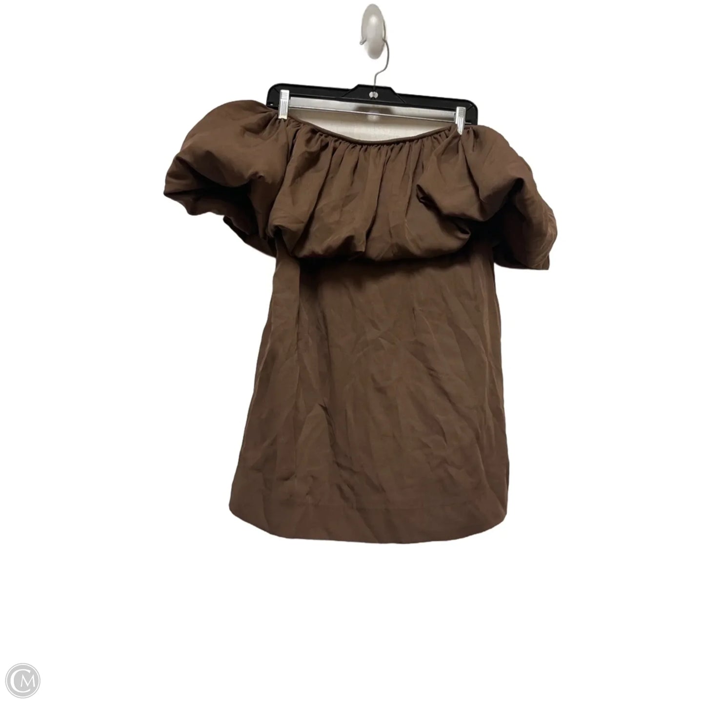 Dress Casual Short By Nikita Mhaisalkar In Brown, Size: M