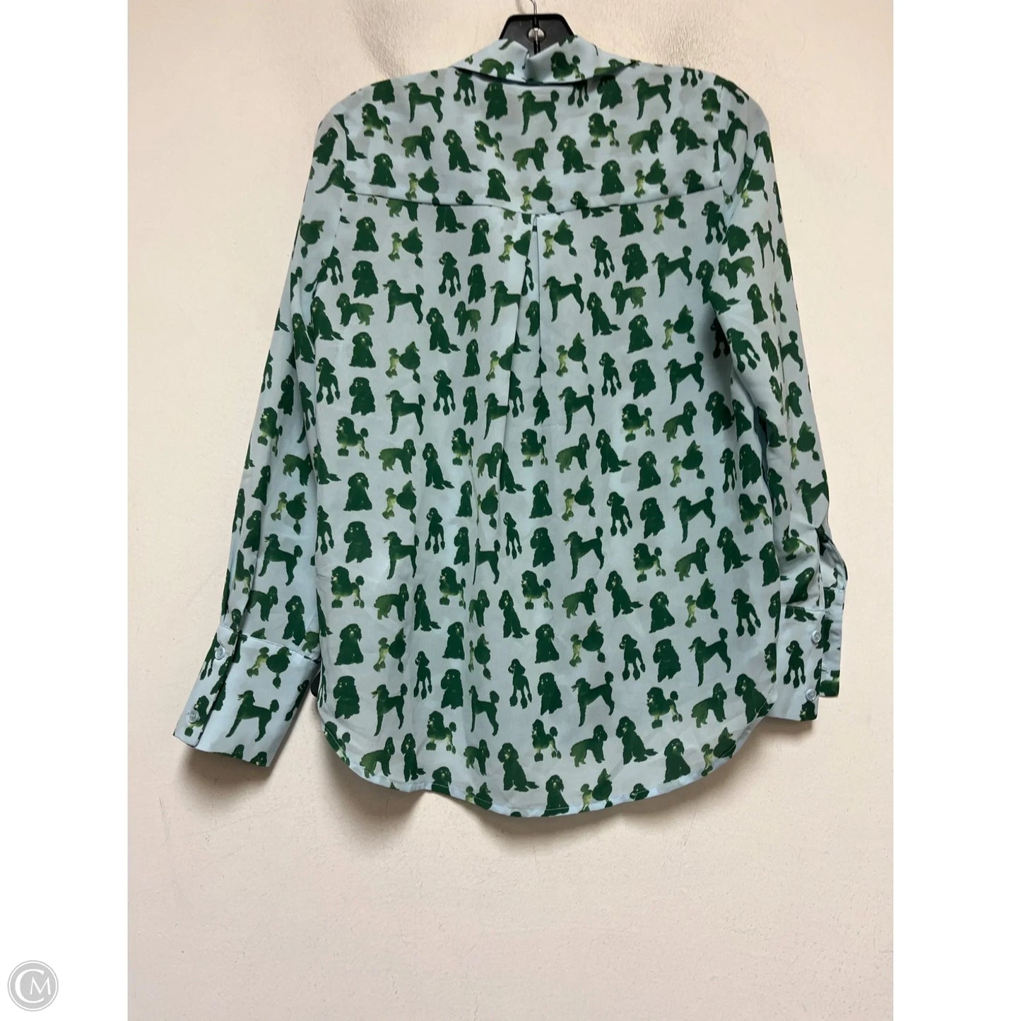 Top Long Sleeve By Clothes Mentor In Blue & Green, Size: S