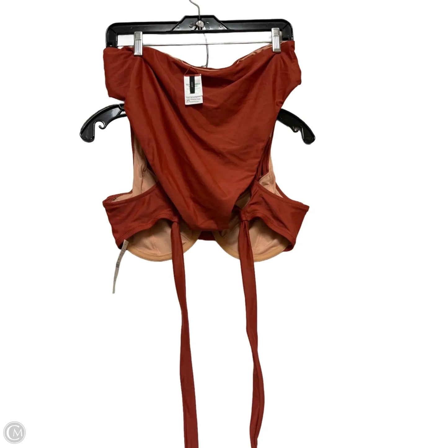 Swimsuit 2pc By J. Crew In Orange & Tan, Size: Xl