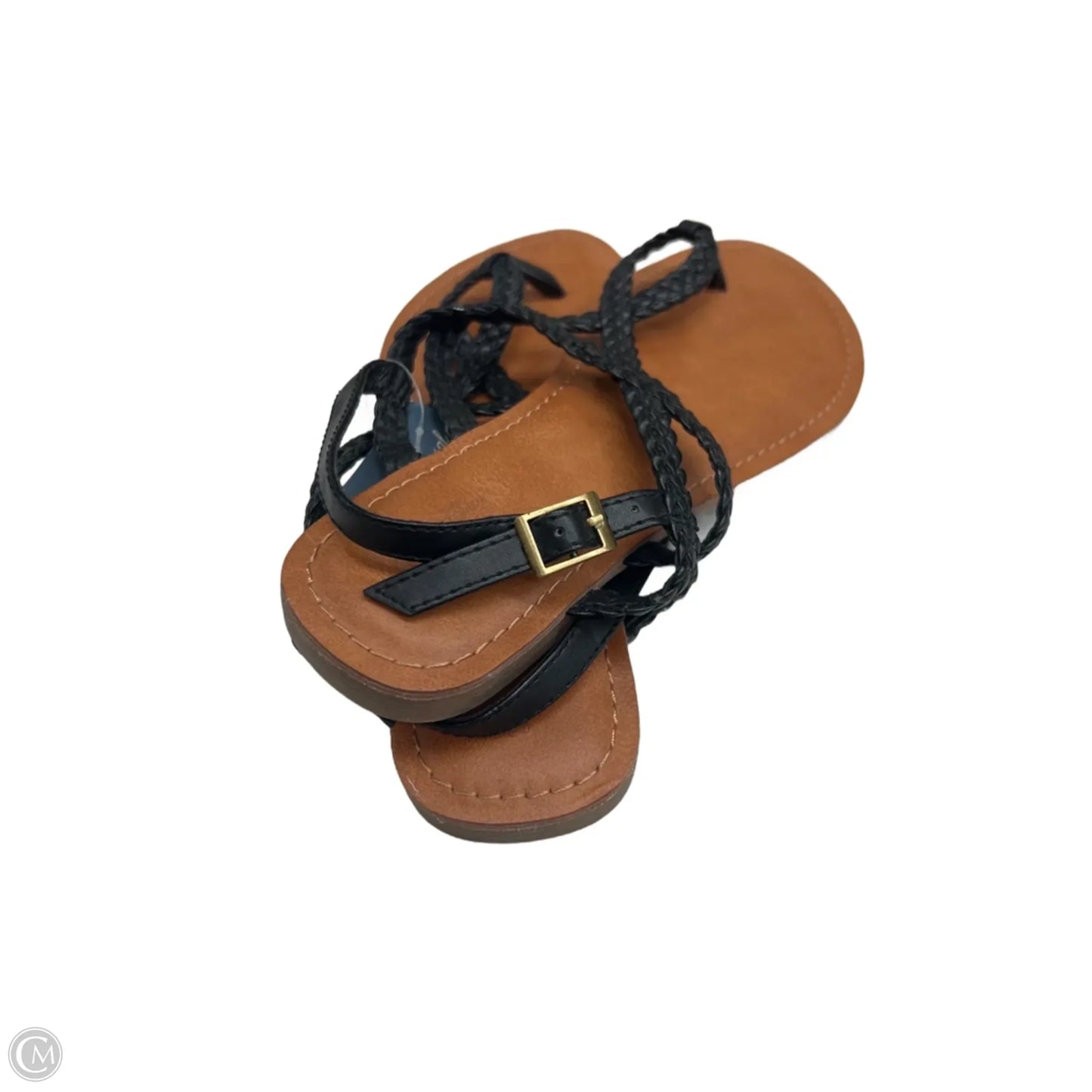 Sandals Flats By Universal Thread In Black & Brown, Size: 7