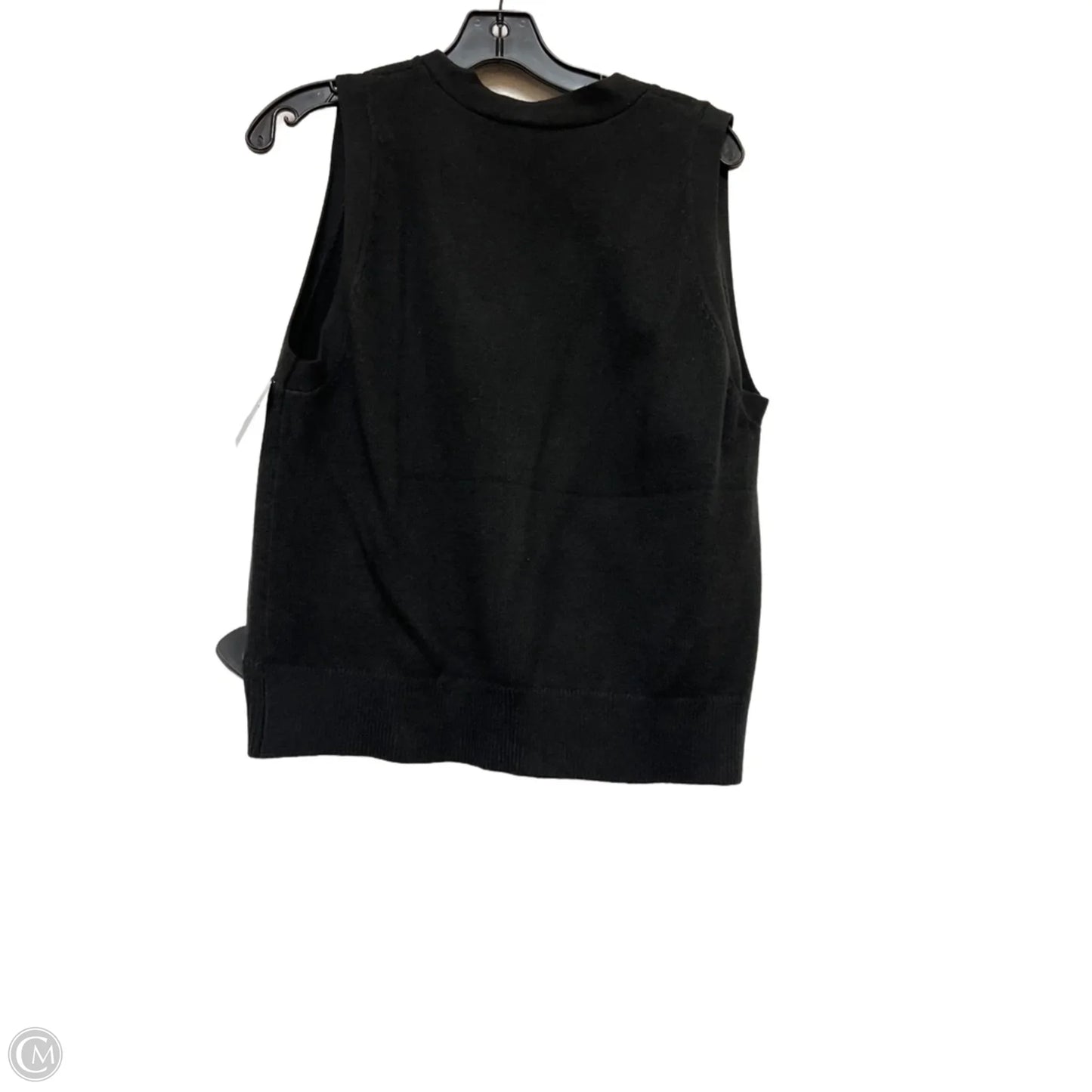 Vest Sweater By Ann Taylor In Black, Size: Xl
