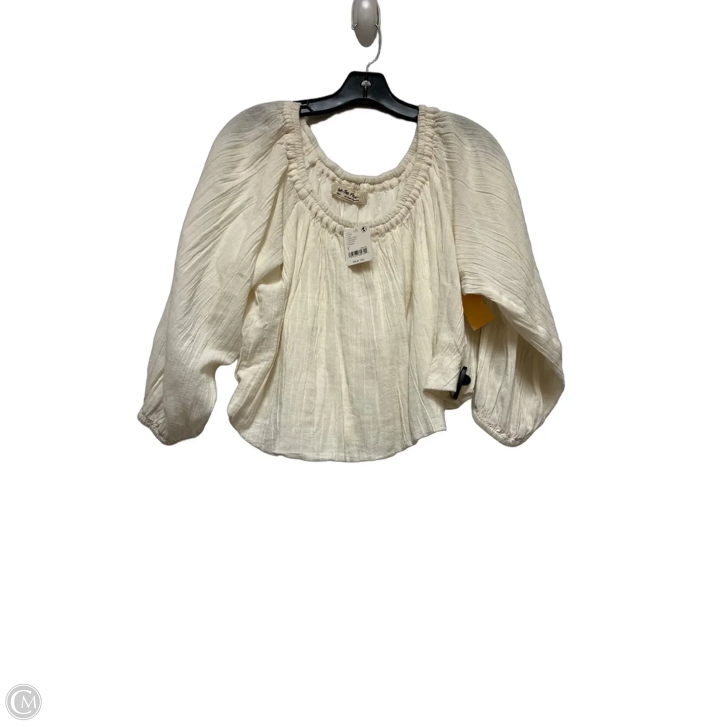 Top Short Sleeve By We The Free In Cream, Size: S