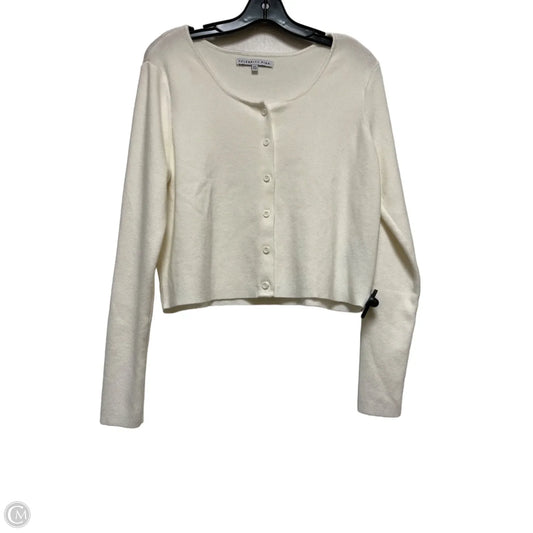 Cardigan By Celebrity Pink In Cream, Size: Xxl