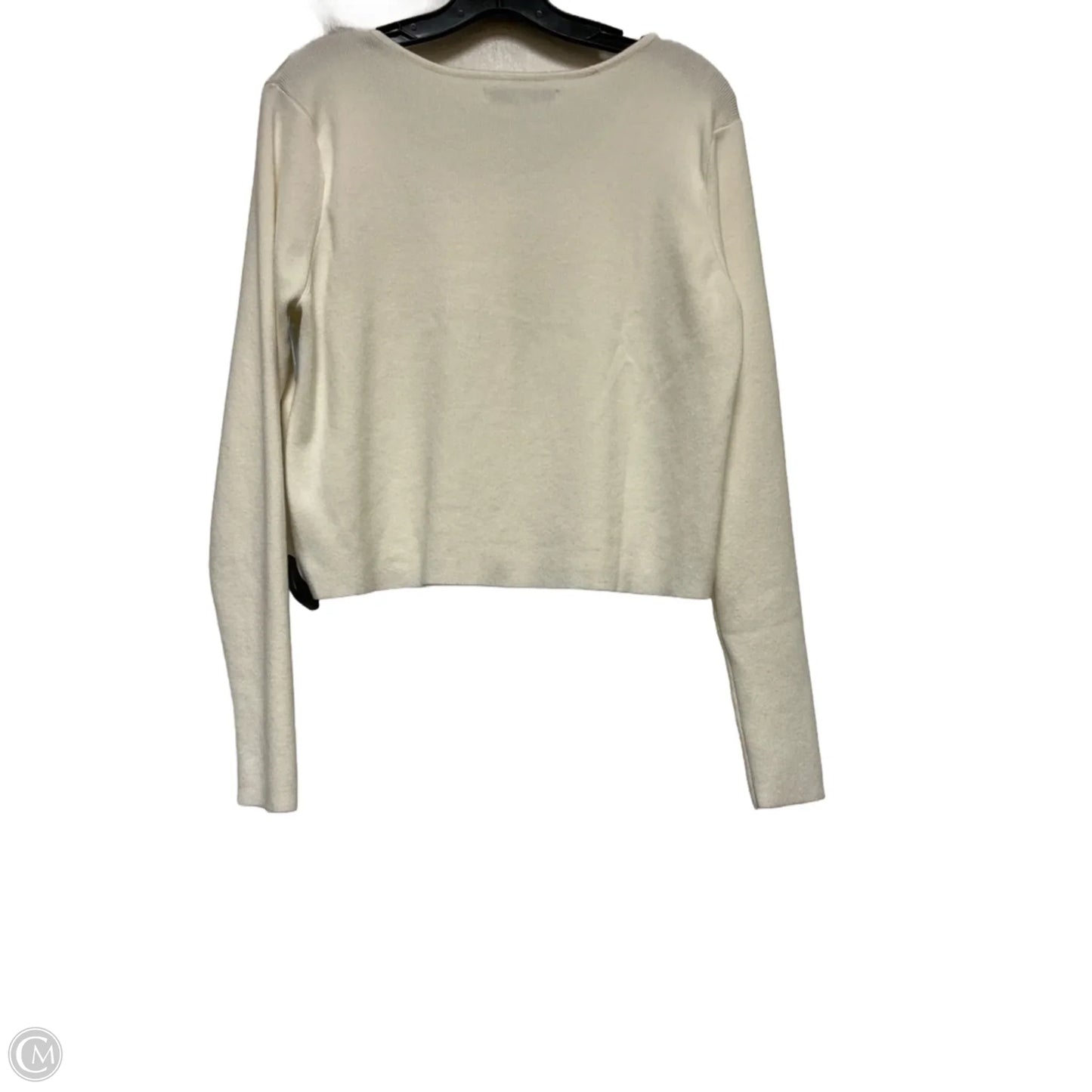 Cardigan By Celebrity Pink In Cream, Size: Xxl