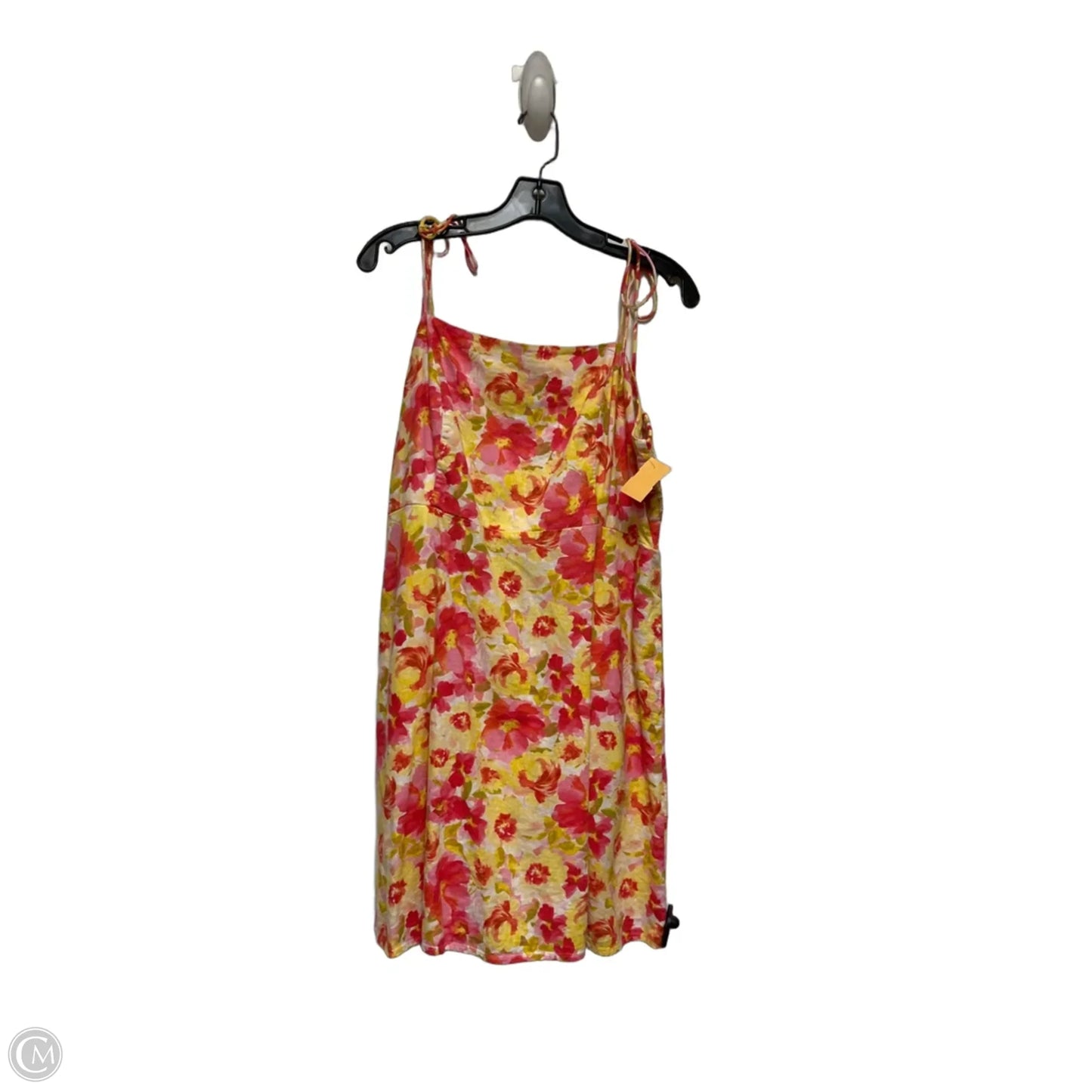 Dress Casual Short By Old Navy In Pink & Yellow, Size: Xl