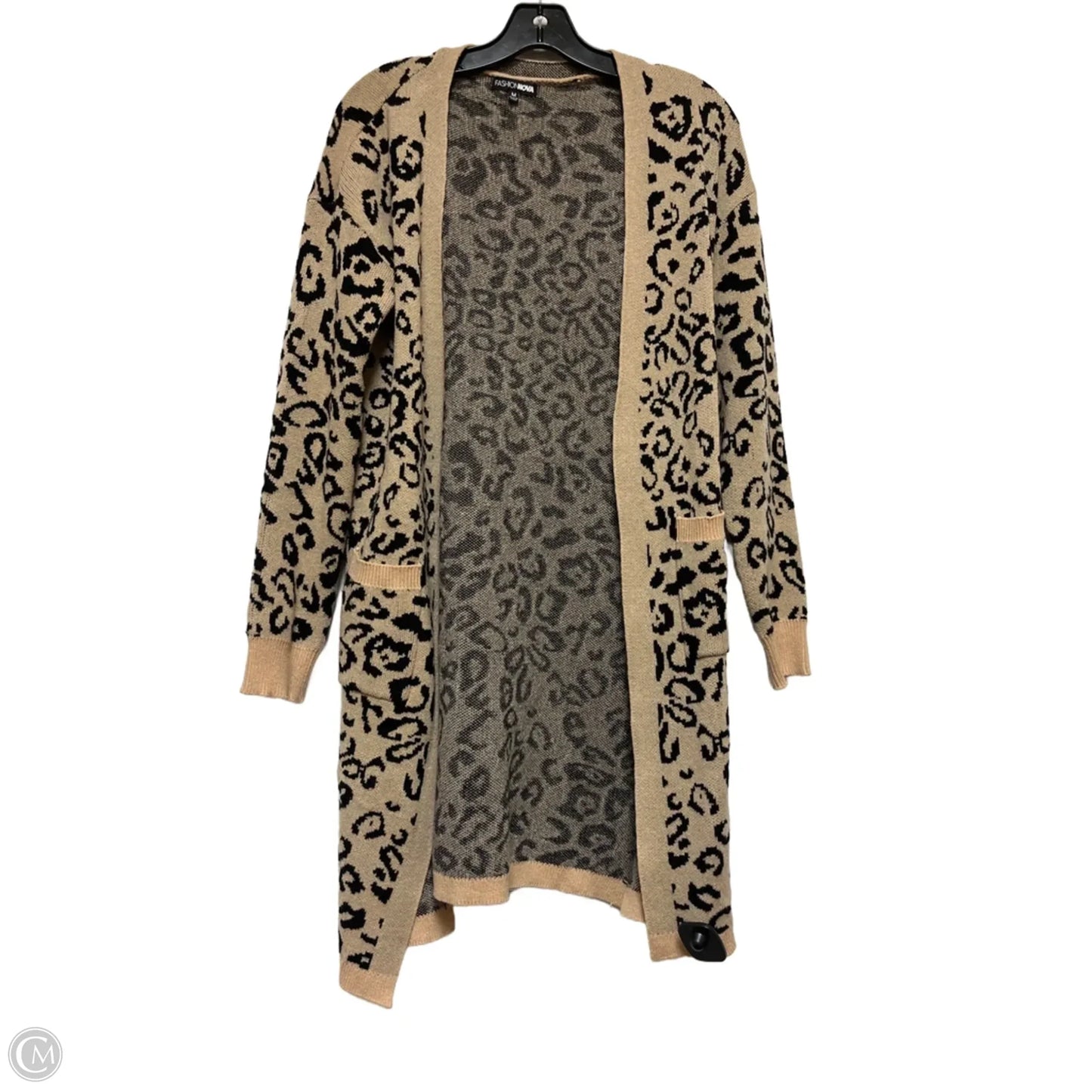Cardigan By Fashion Nova In Animal Print, Size: M