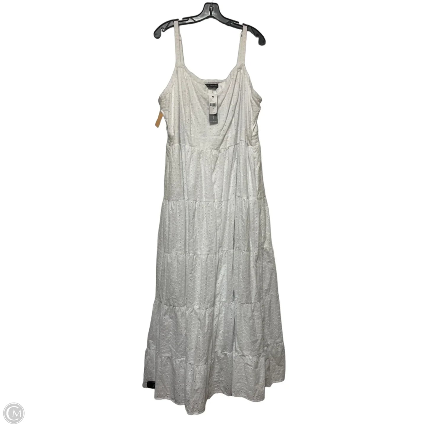 Dress Casual Maxi By Lane Bryant In White, Size: 3x