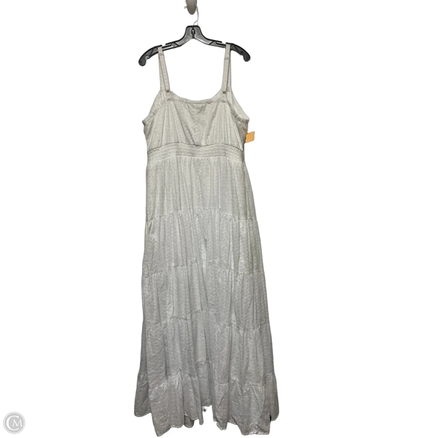 Dress Casual Maxi By Lane Bryant In White, Size: 3x
