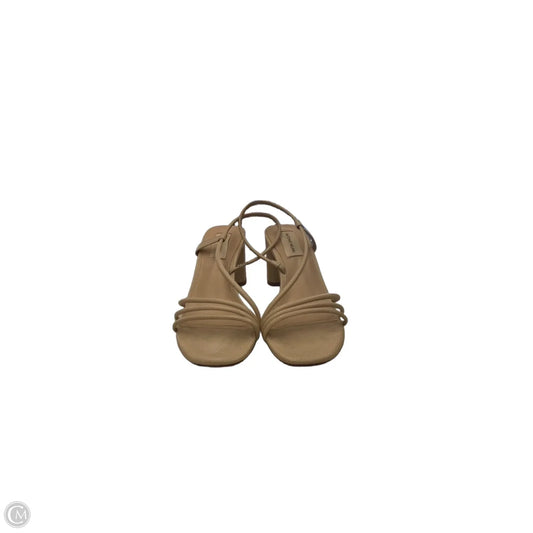 Sandals Heels Block By Antonio Melani In Cream, Size: 8.5