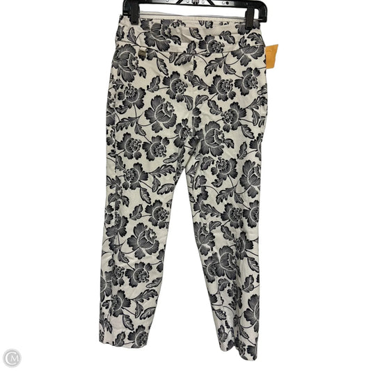 Pants Cropped By Philosophy In Black & White, Size: 8p