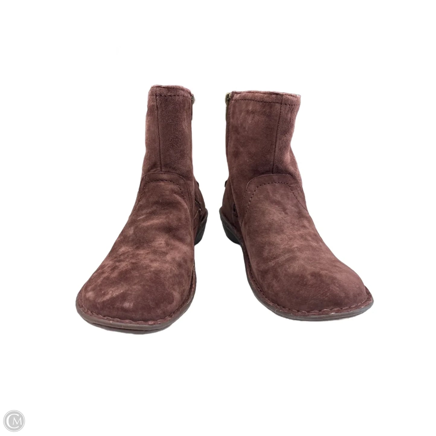 Boots Designer By Ugg In Brown, Size: 12