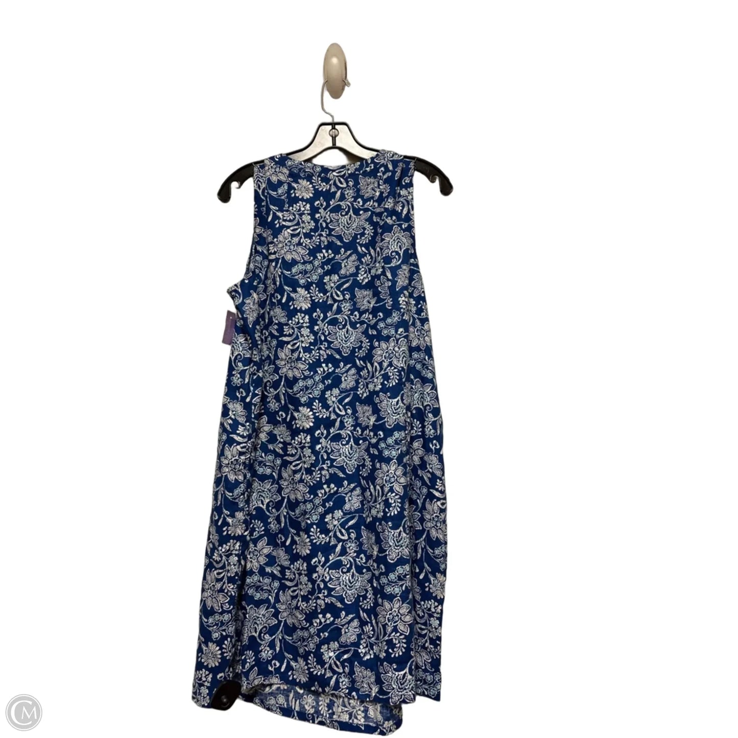 Dress Casual Short By J. Jill In Blue & White, Size: L